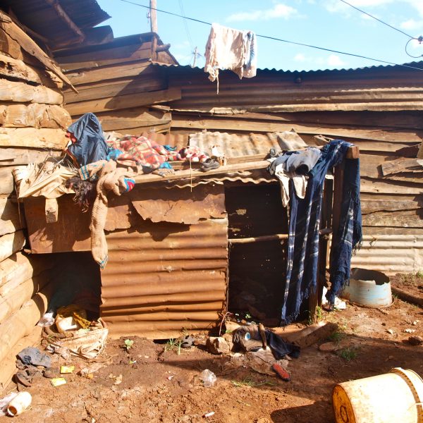 Das Zuhause von einer Familie in Kenia